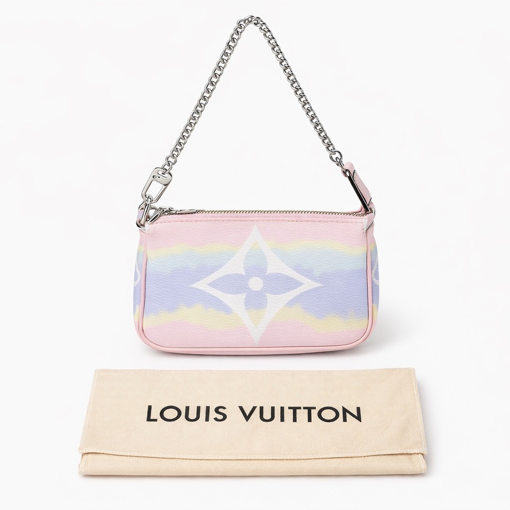LOUIS VUITTON Escale Mini Pochette Accessoires Pastel Monogram LV - Picture 1 of 9